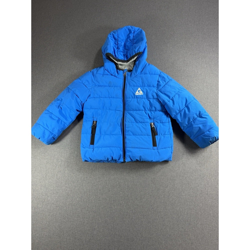 Blue Gerry Heavyweight Warm Puffer Jacket Toddler 3t